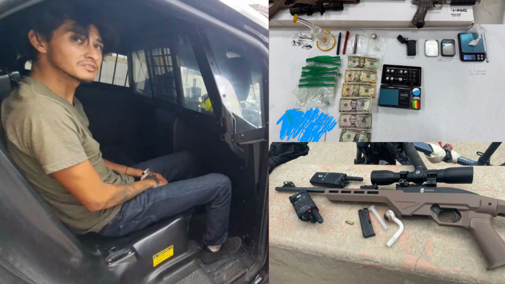 Detienen a hombre por tráfico de metanfetamina y fentanilo tras persecución en Gallup