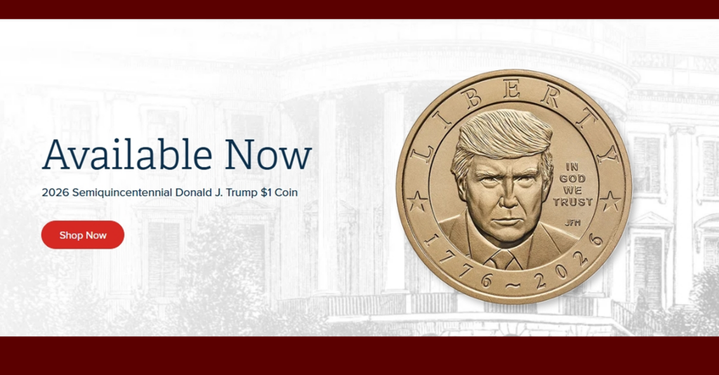 Lanzarán moneda de un dólar con la imagen de Donald Trump por los 250 años de la nación