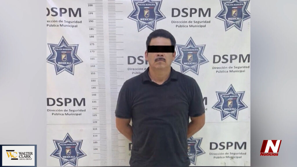 Hombre es detenido tras escalar el muro fronterizo entre Mexicali y Calexico