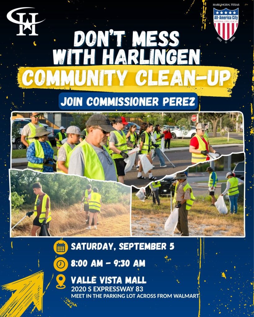 Realizarán jornada comunitaria de limpieza en Harlingen