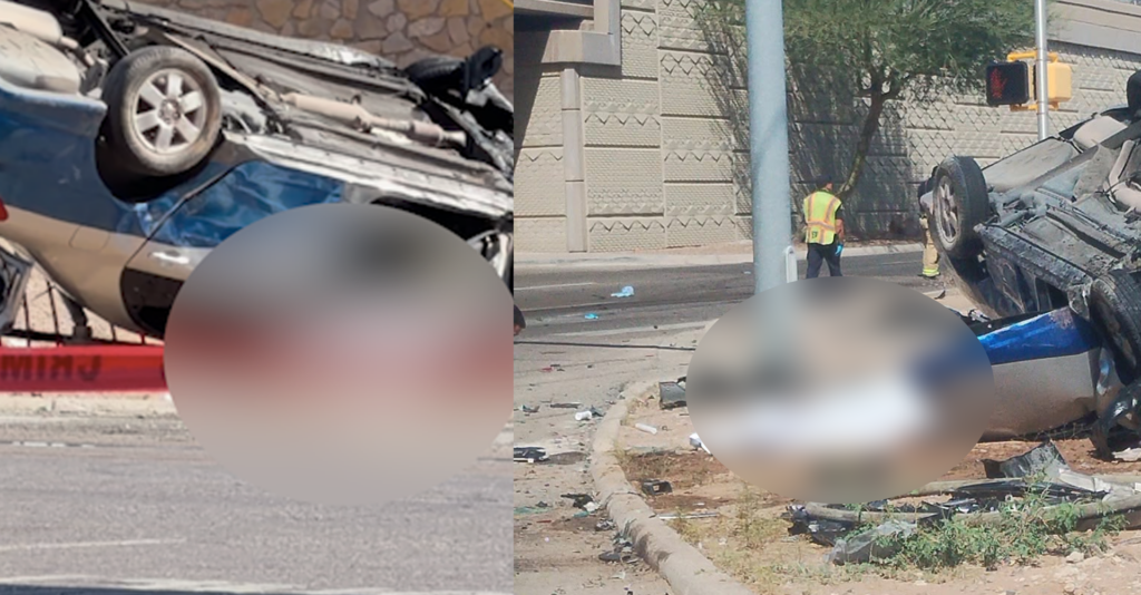 Accidente entre dos vehículos en Woodrow Bean Transmountain y Alcan deja a un muerto