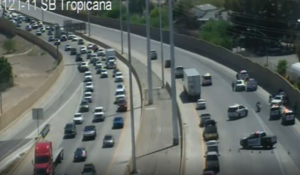 Captura dramática en Las Vegas tras asalto y persecución en la ruta 11
