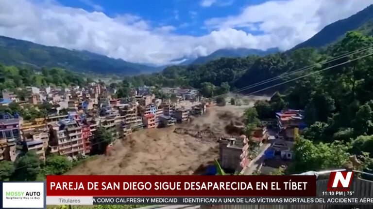 Buscan a pareja de San Diego que viajó a Nepal tras devastadoras inundaciones y deslaves
