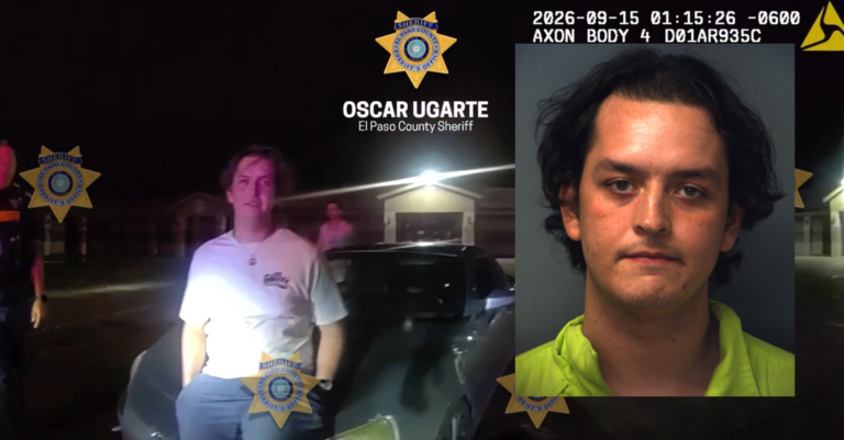 Arrestan a hombre de El Paso por hacer “trompos” en estacionamiento de centro comercial