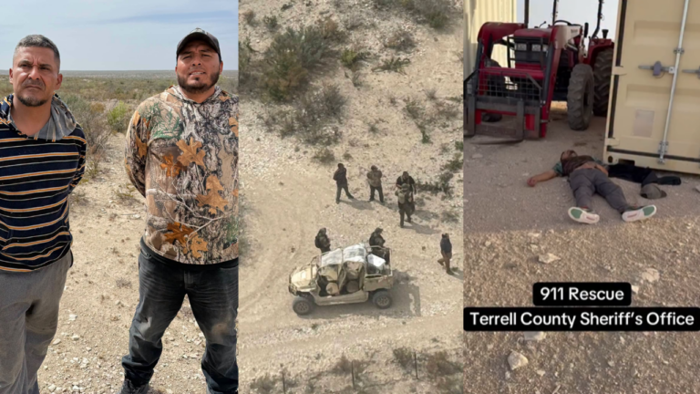 Rescatan a migrante deshidratado y detienen a dos más tras llamada de emergencia en el condado de Terrell