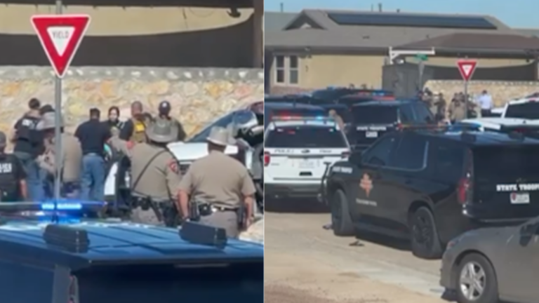 Persecución policial que comenzó en El Paso termina en Horizon City con volcadura de vehículo