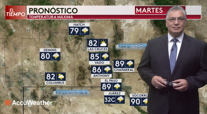 Pronóstico del Clima: Emiten vigilancia por inundaciones para El Paso y la región