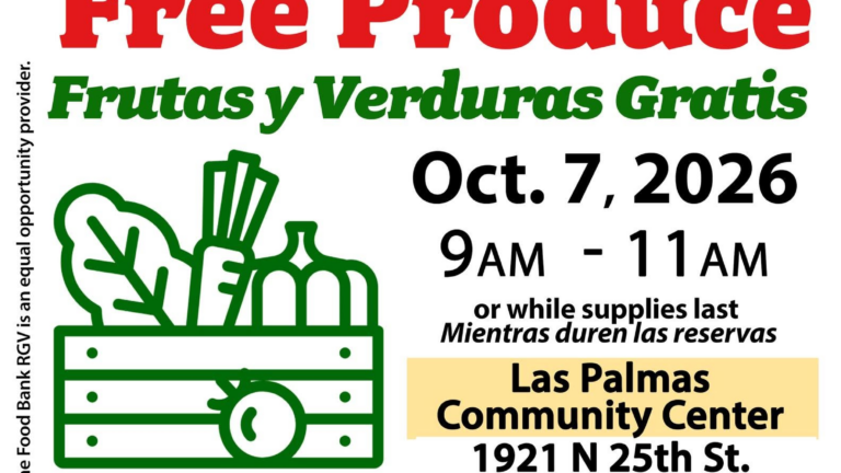 Frutas y verduras gratis serán distribuidas este miércoles en McAllen