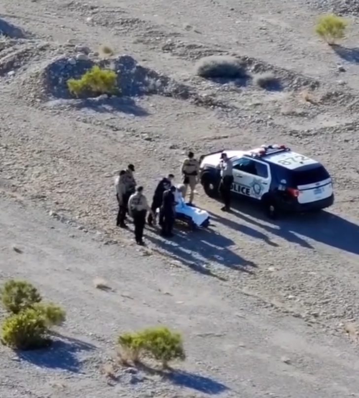 Drones policiales: 1 impactante operativo aéreo ubica a un hombre desaparecido en el desierto