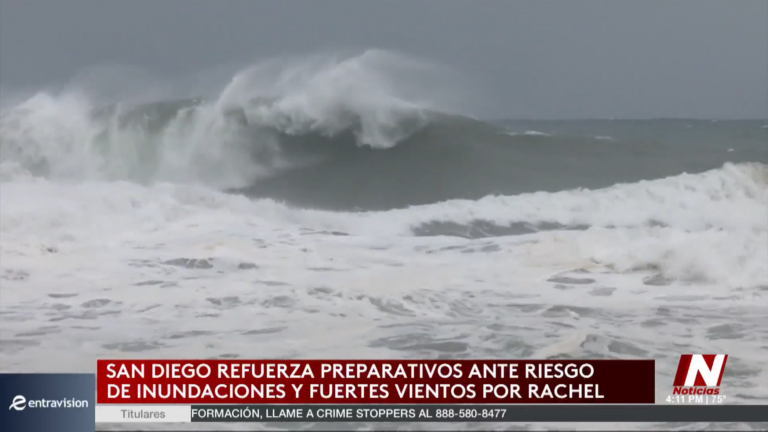 San Diego refuerza preparativos ante la llegada de la tormenta tropical Rachel