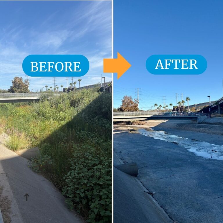 San Diego limpia canales en Sorrento Valley para reducir el riesgo de inundaciones