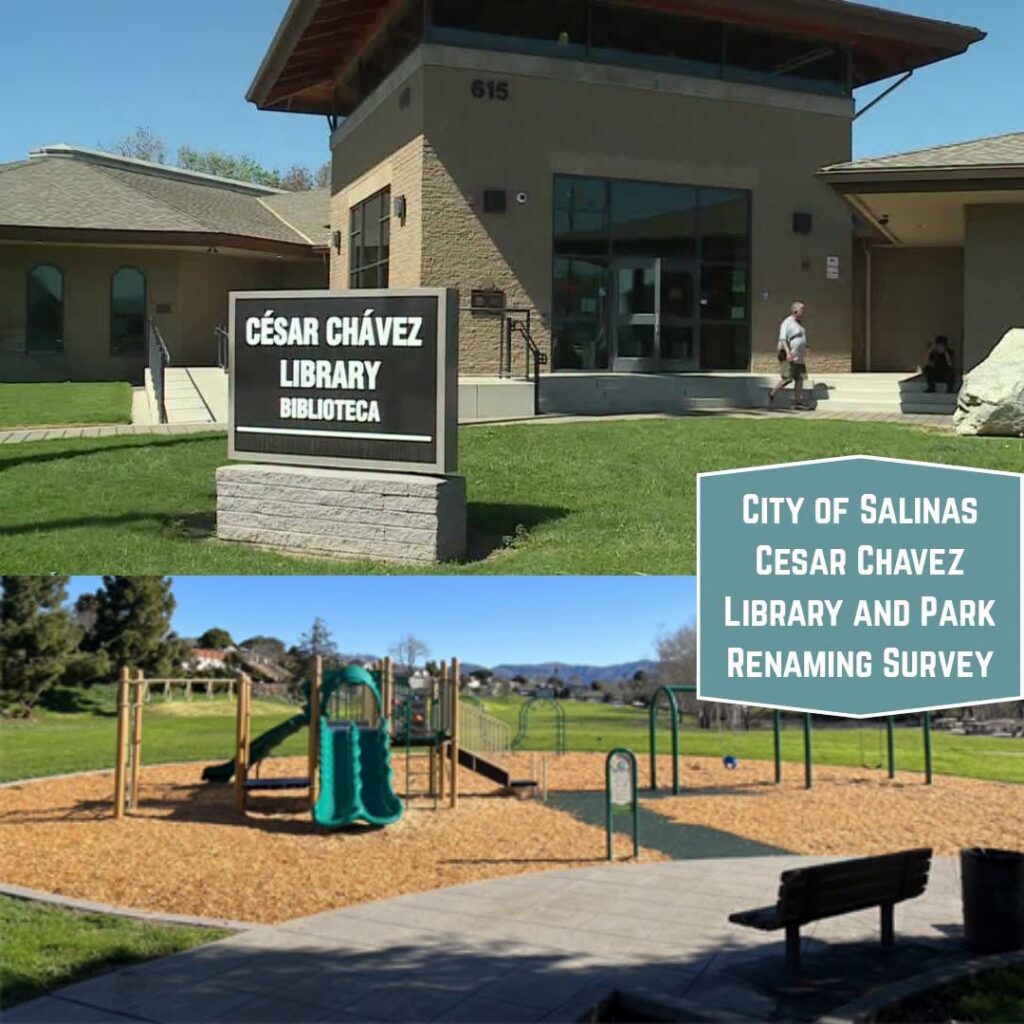 Salinas analiza cambiar los nombres de la biblioteca y el parque César Chávez