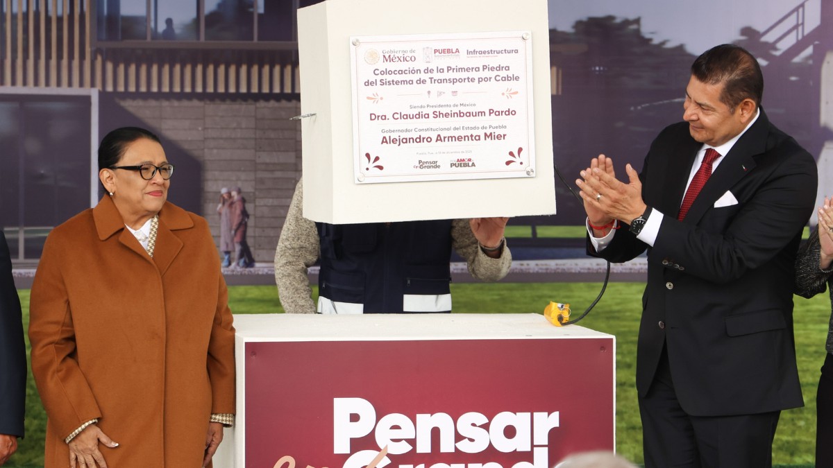 Gobernador Alejandro Armenta Lanzan el Cablebús de Puebla para Mejorar la Infraestructura Pública