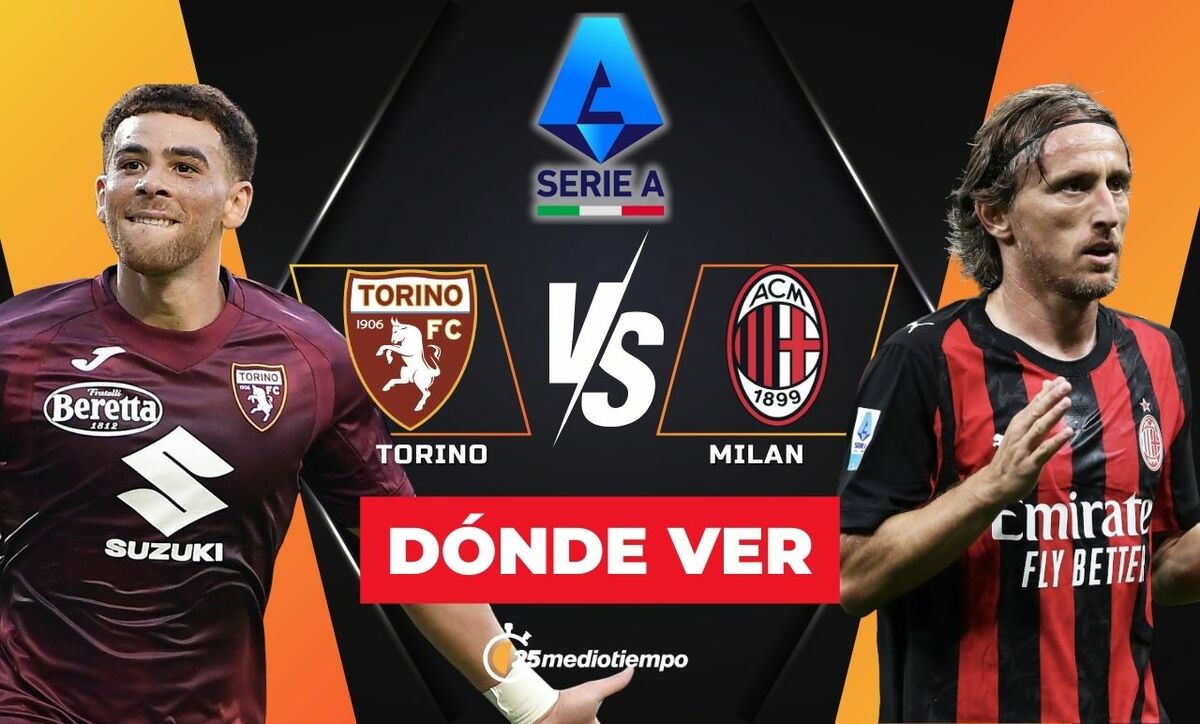 Torino vs. Milan: Horario y dónde ver en vivo el emocionante partido de la Serie A 2025