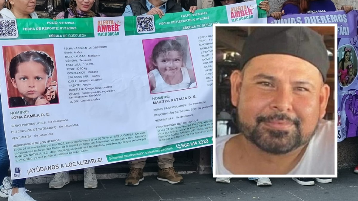 Recompensa por Luis Felipe Duarte, padrastro de niñas desaparecidas en Michoacán