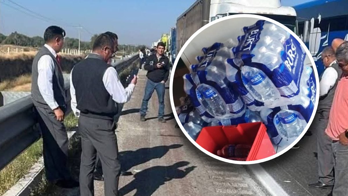 Cierre Puebla-Orizaba: Aprovechan la crisis y venden agua a camioneros a precios exorbitantes