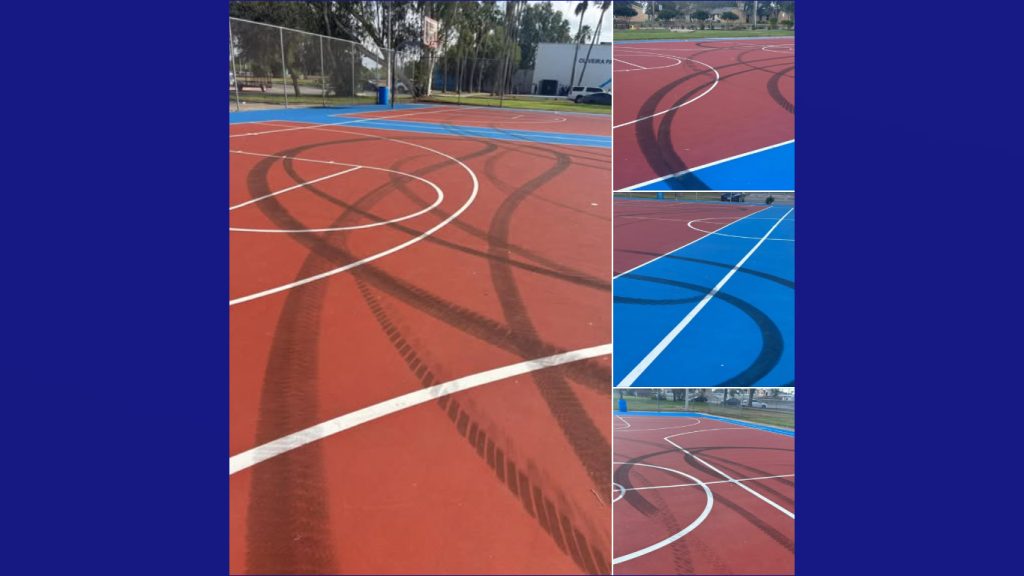 Policía de Brownsville solicita ayuda para identificar responsables de vandalismo en cancha de baloncesto