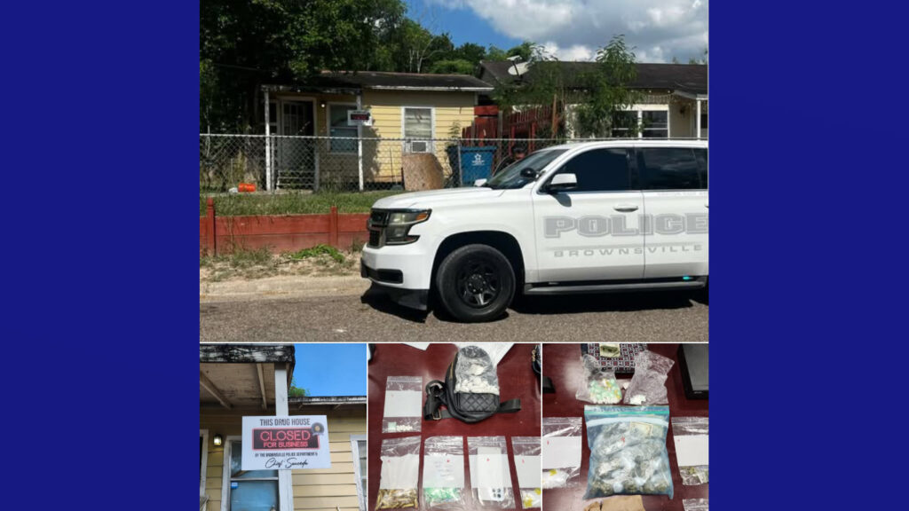 Arrestan a dos jóvenes en cateo antidrogas en Brownsville