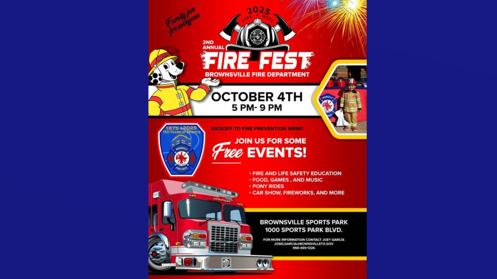 Departamento de Bomberos de Brownsville invita al 2º Fire Fest con actividades gratuitas para toda la familia