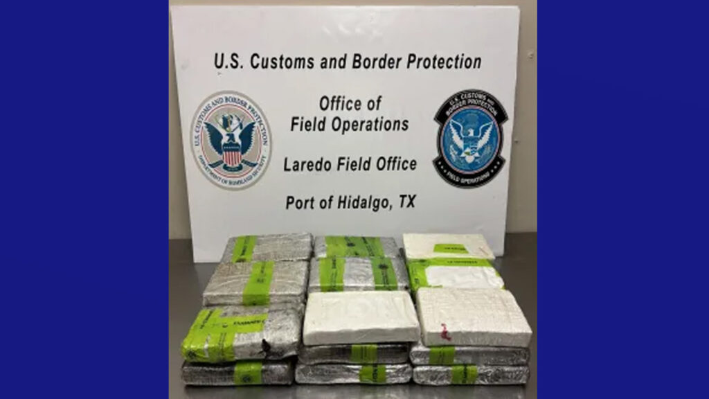 Oficiales de CBP interceptan casi 900 mil dólares en presunta cocaína en Hidalgo