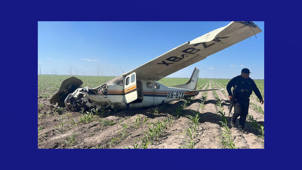 Se desploma avioneta en Reynosa; muere piloto y resulta herido el propietario