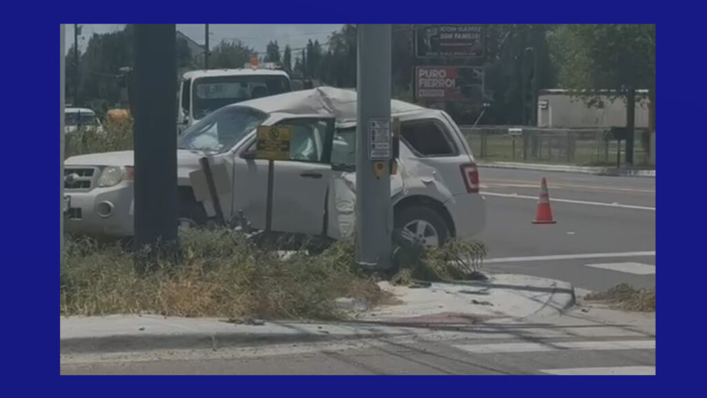 Alerta de tráfico en Weslaco por fuga de gas tras accidente vehicular