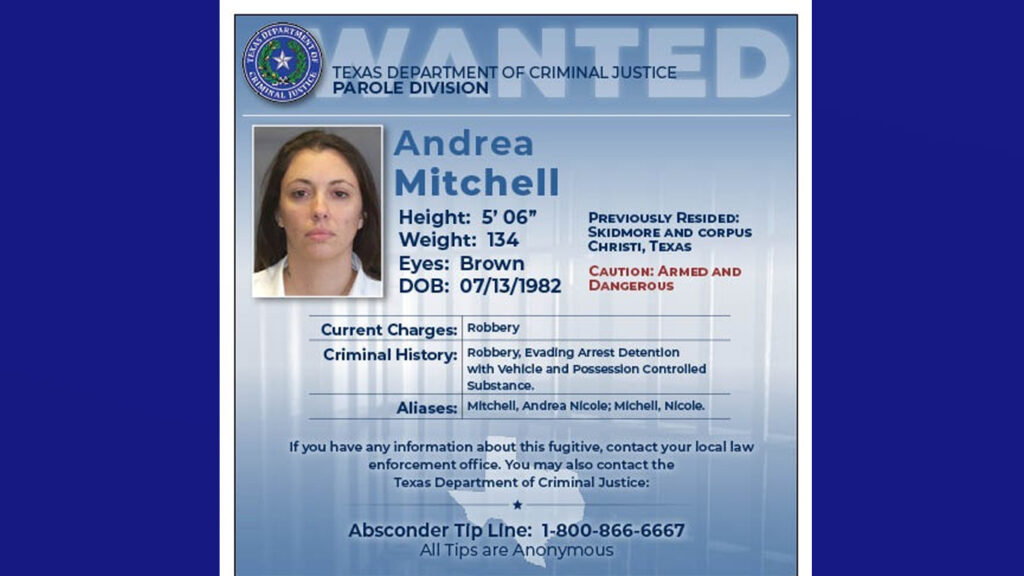 Buscan a mujer armada y peligrosa en Texas