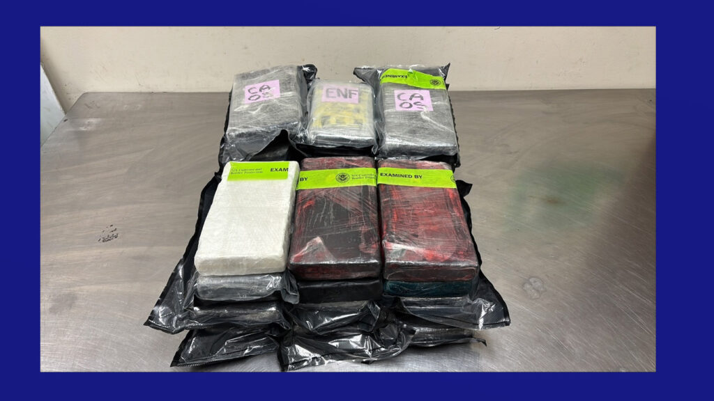 Oficiales de CBP decomisan más de $800 mil dólares en cocaína en el Puente Internacional de Hidalgo durante el Domingo de Pascua