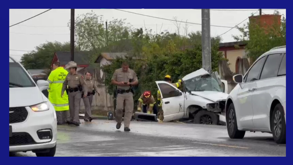 Accidente vial en Edinburg: Conductor pierde la vida tras chocar contra un poste