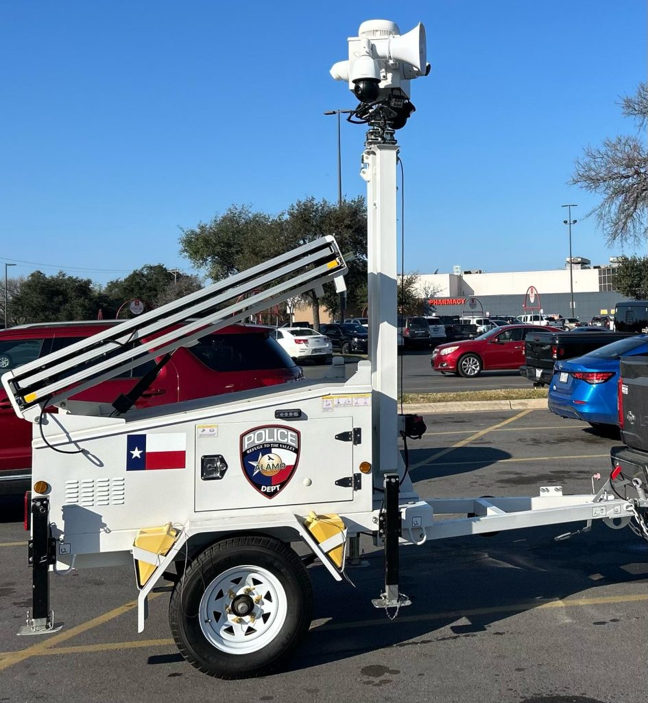 Alamo Refuerza La Seguridad Con Cámaras De Vigilancia Solar Y Torre Móvil
