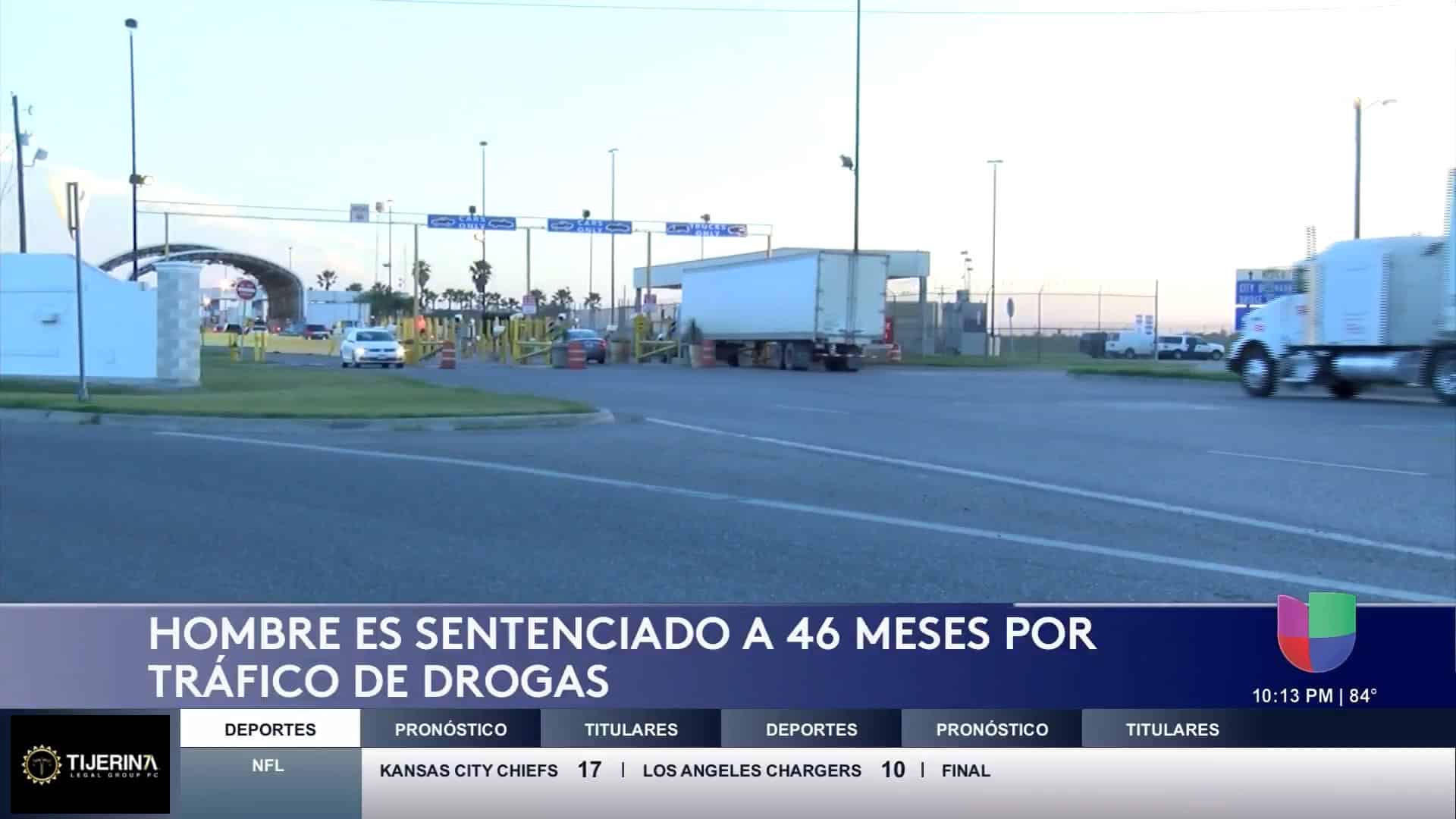 Sentencian a Hombre en McAllen a 46 Meses de Prisión por Tráfico de Drogas