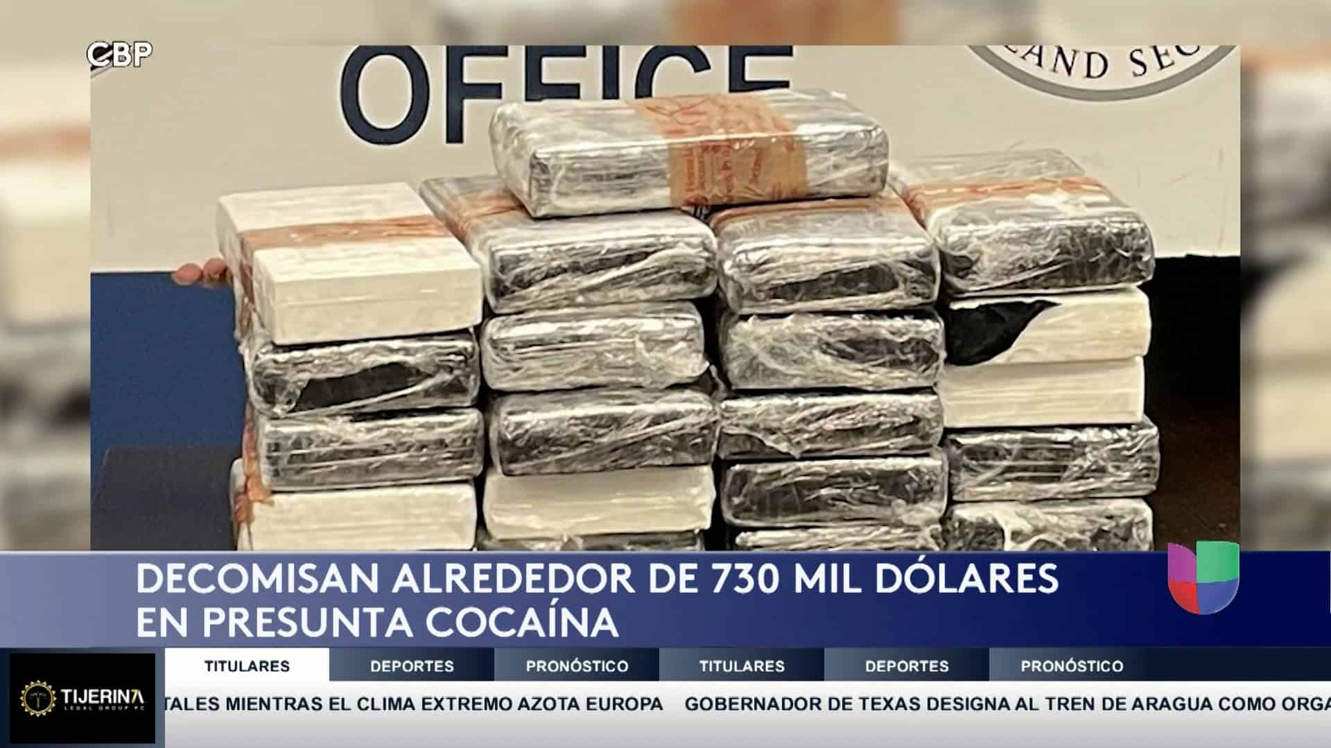 Autoridades Fronterizas Incautan $730,000 en Cocaína en el Puente Internacional de Roma