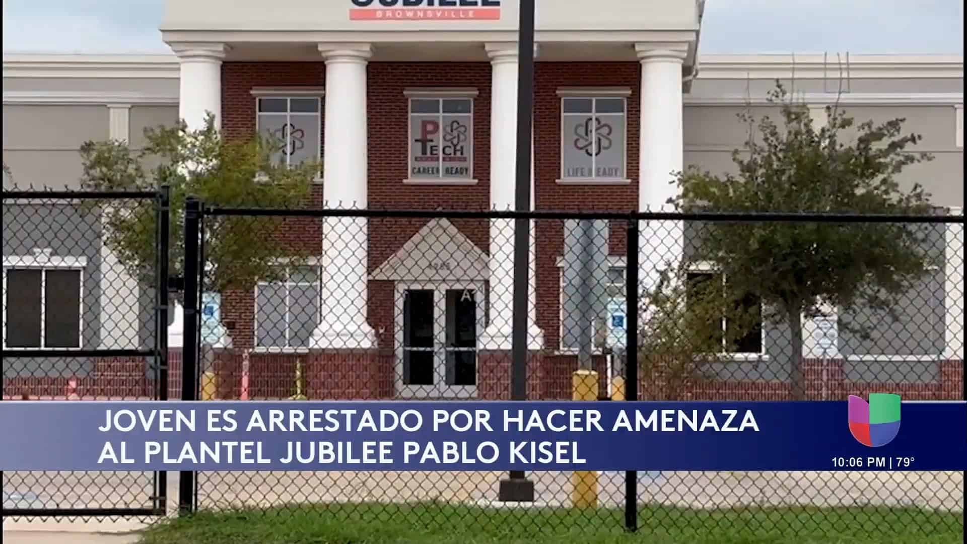 Joven Arrestado en Brownsville por Amenazar con Arma a Plantel Escolar