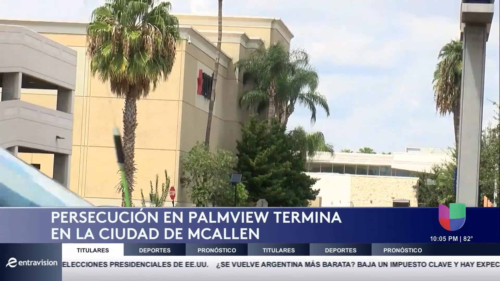 Persecución Iniciada en Palmview Culmina en McAllen con Cuatro Detenidos